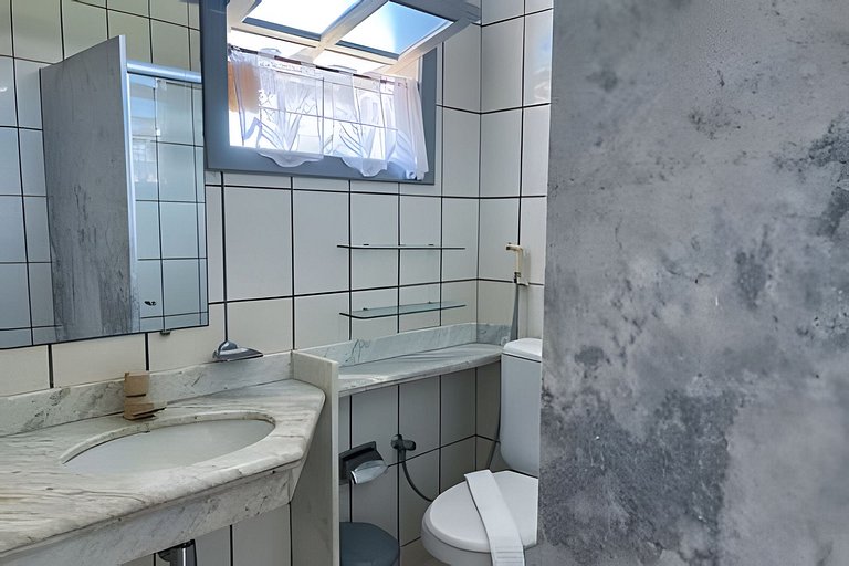 550m da PRAIA; 2 quartos; WiFi 300mbs; Piscina; Churrasqueir