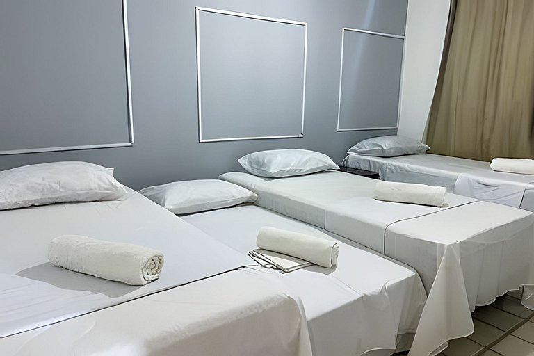 550m da PRAIA; 2 quartos; WiFi 300mbs; Piscina; Churrasqueir