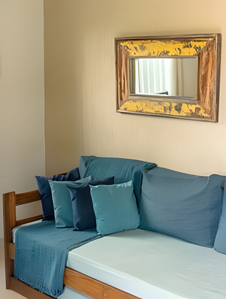 500m PRAIA Taperapuan; 2 quartos; Térreo; WiFi 300mbs; Churr