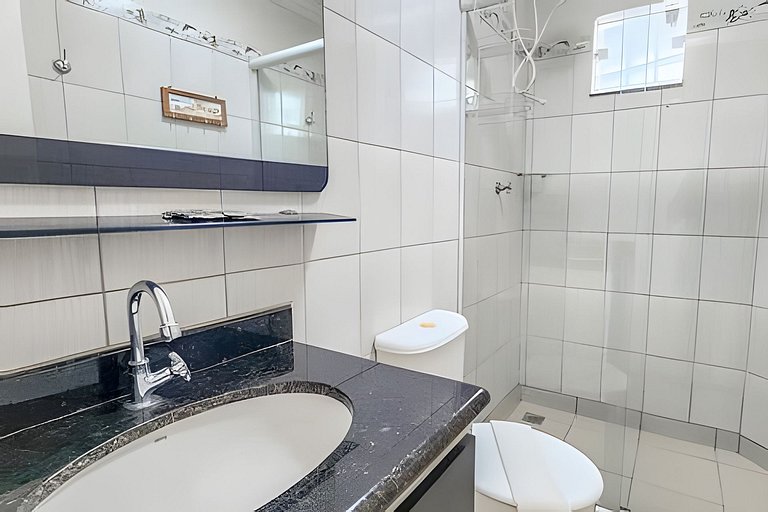 500m PRAIA Taperapuan; 2 quartos; Térreo; WiFi 300mbs; Churr