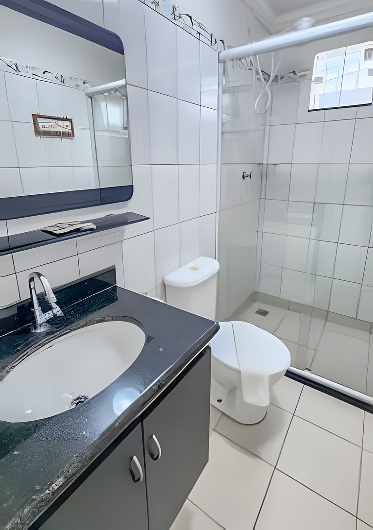 500m PRAIA Taperapuan; 2 quartos; Térreo; WiFi 300mbs; Churr