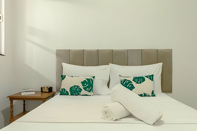 500m PRAIA Taperapuan; 2 quartos; Térreo; WiFi 300mbs; Churr