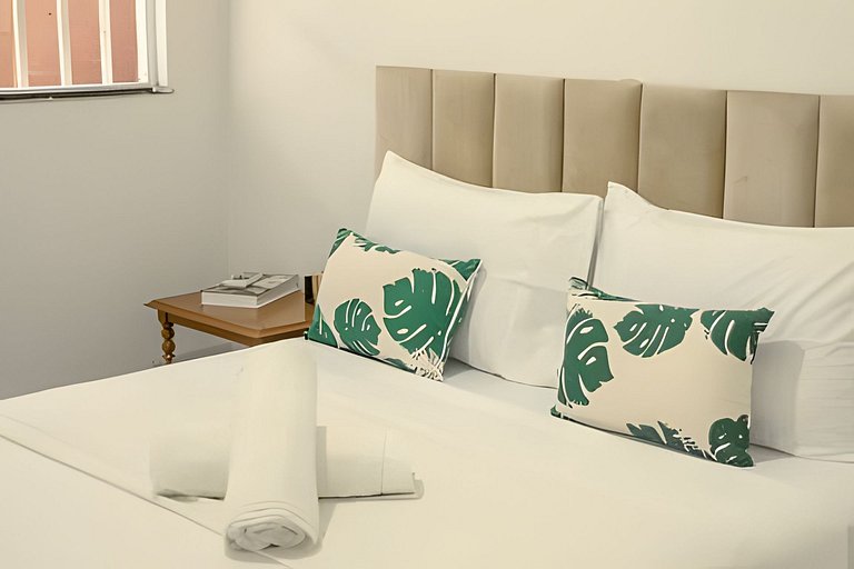 500m PRAIA Taperapuan; 2 quartos; Térreo; WiFi 300mbs; Churr