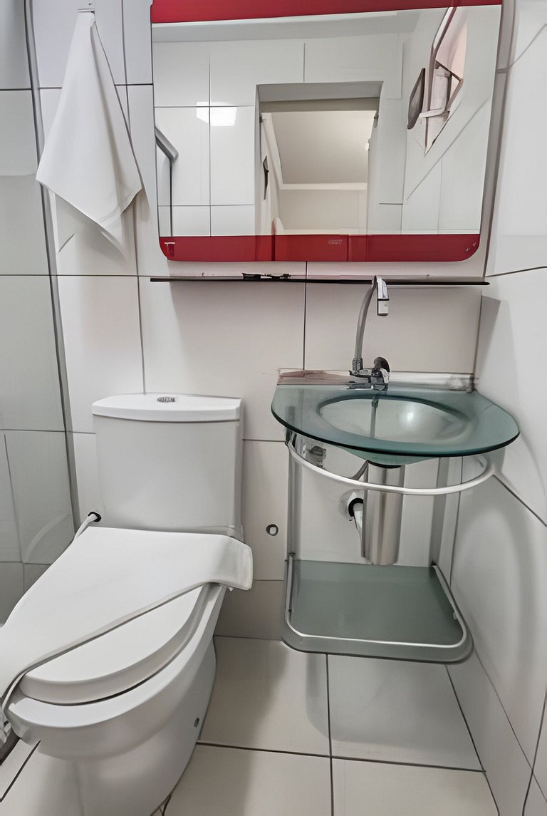 500m PRAIA Taperapuan; 2 quartos; Térreo; WiFi 300mbs; Churr