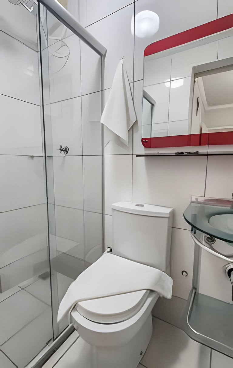 500m PRAIA Taperapuan; 2 quartos; Térreo; WiFi 300mbs; Churr