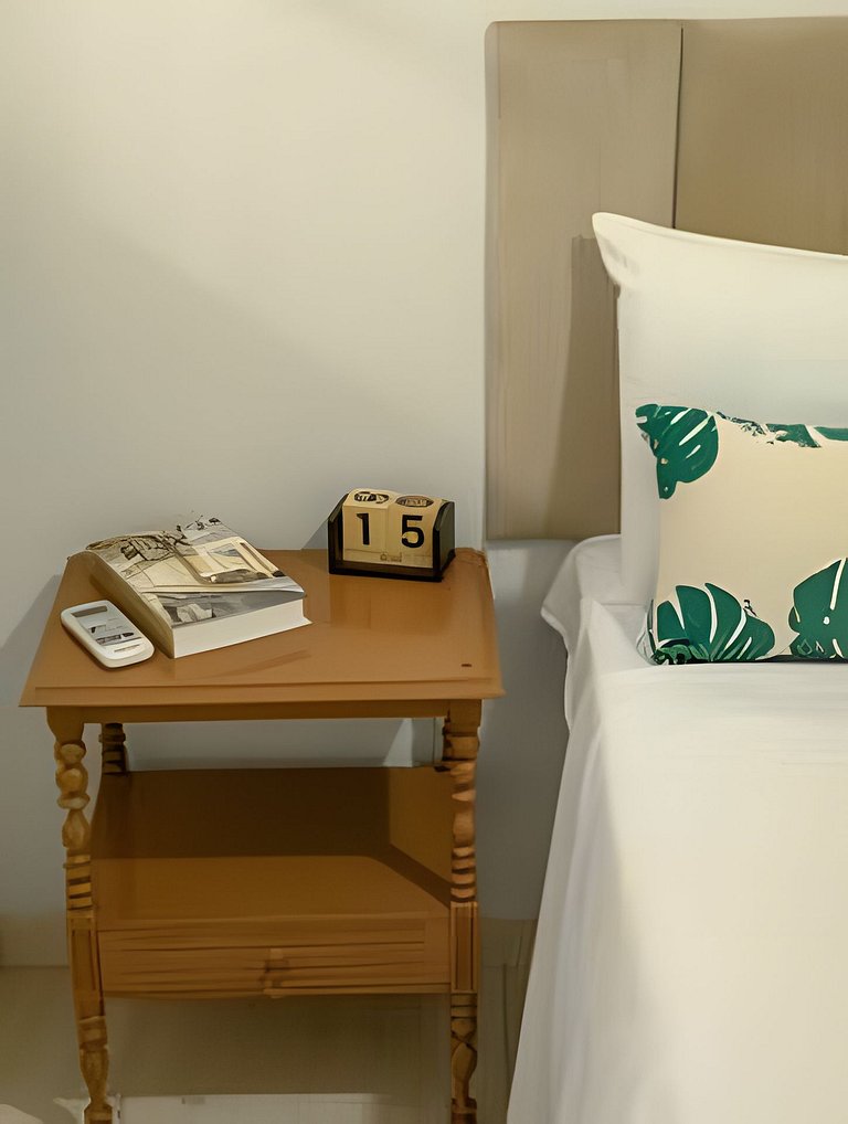 500m PRAIA Taperapuan; 2 quartos; Térreo; WiFi 300mbs; Churr