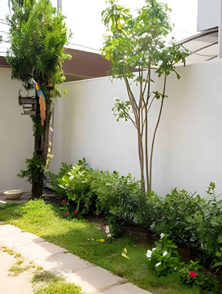 500m PRAIA Taperapuan; 2 quartos; Térreo; WiFi 300mbs; Churr