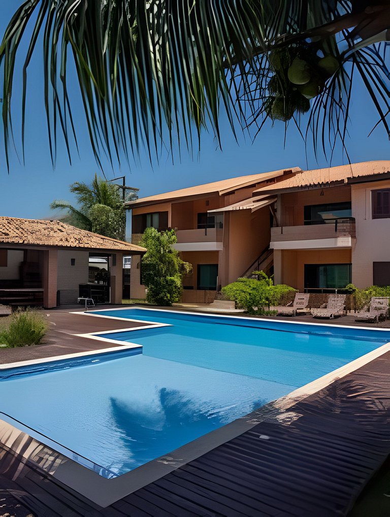 450m PRAIA de Taperapuan; Piscina; 2 quartos; WiFi 300 mbs;