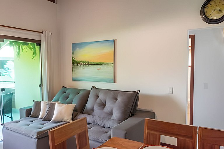 450m PRAIA de Taperapuan; Piscina; 2 quartos; WiFi 300 mbs;