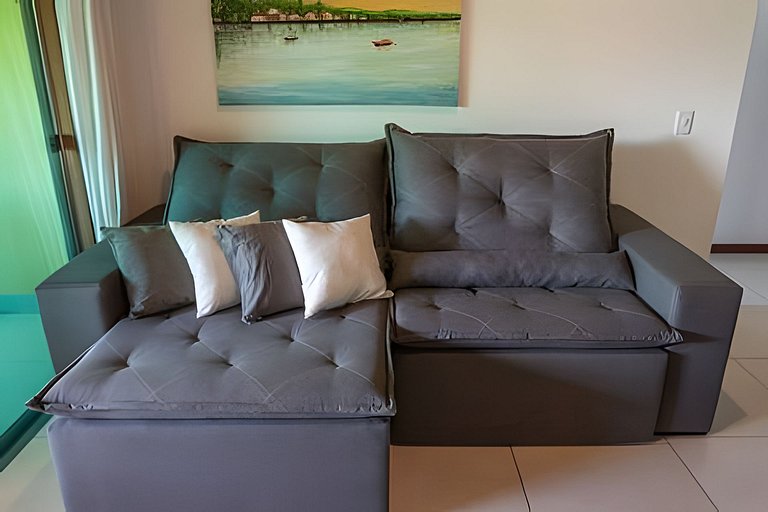 450m PRAIA de Taperapuan; Piscina; 2 quartos; WiFi 300 mbs;