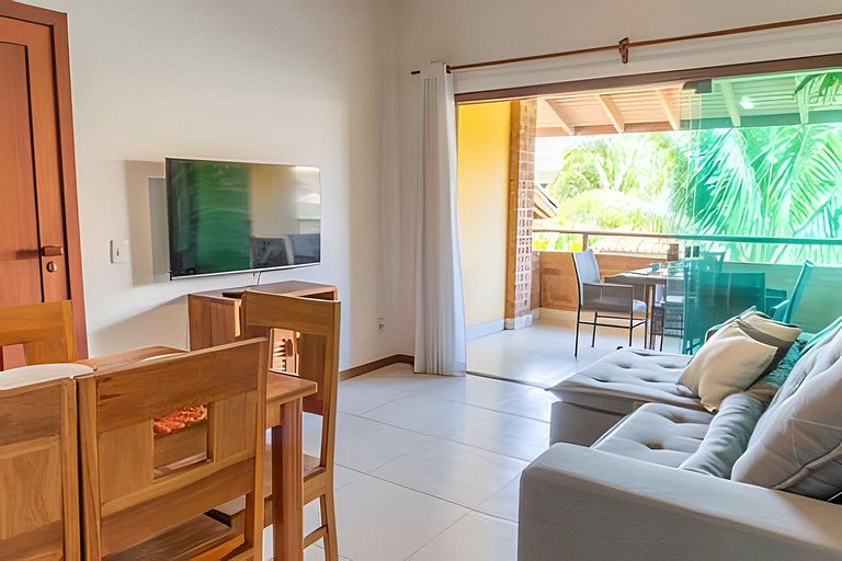 450m PRAIA de Taperapuan; Piscina; 2 quartos; WiFi 300 mbs;