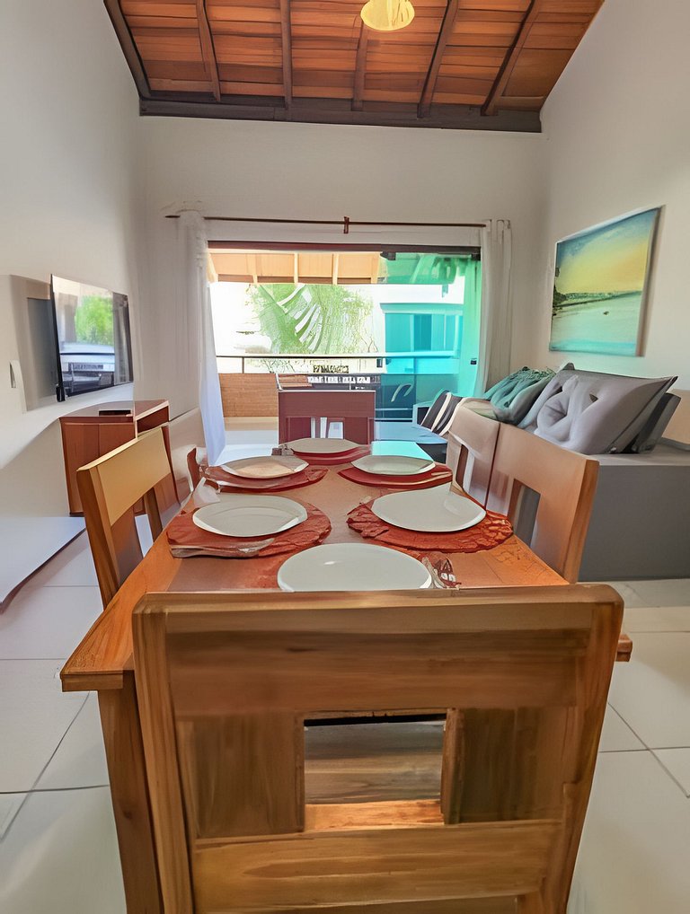 450m PRAIA de Taperapuan; Piscina; 2 quartos; WiFi 300 mbs;