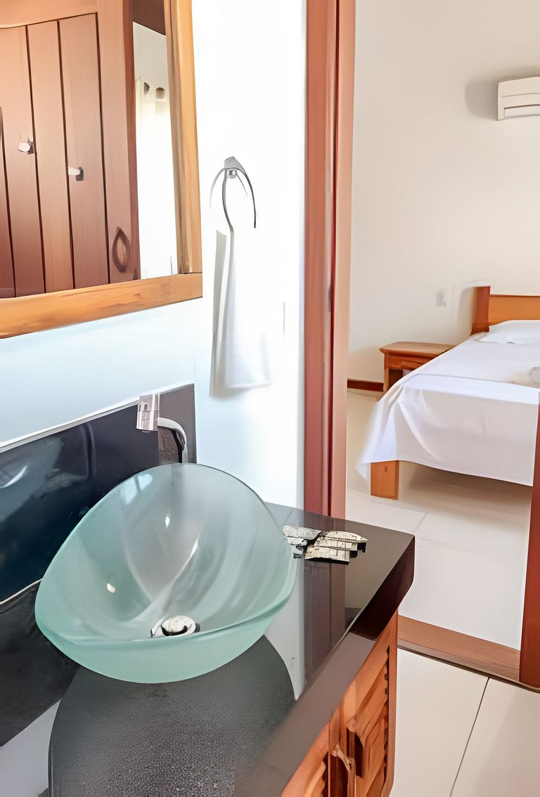 450m PRAIA de Taperapuan; Piscina; 2 quartos; WiFi 300 mbs;