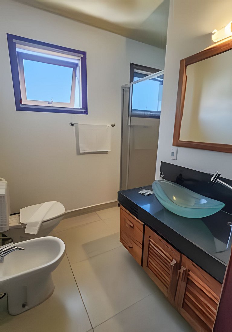 450m PRAIA de Taperapuan; Piscina; 2 quartos; WiFi 300 mbs;