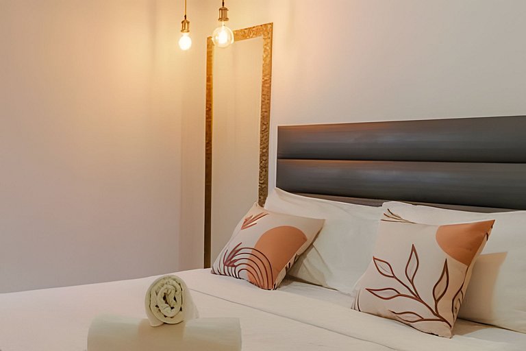 500m da PRAIA; 2 quartos; no 2º pavimento; WiFi 300mbs; Chur