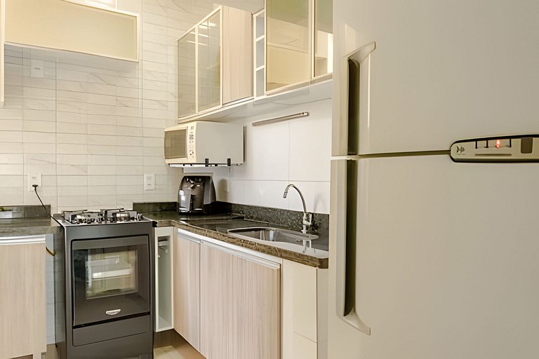 500m da PRAIA; 2 quartos; no 2º pavimento; WiFi 300mbs; Chur