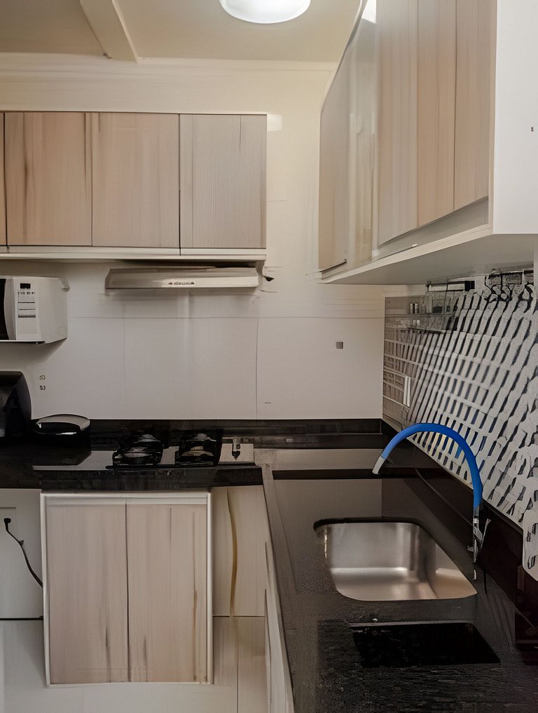 500m PRAIA de Taperapuan; 2 quartos; WiFi 300mbs; no 2 pavim