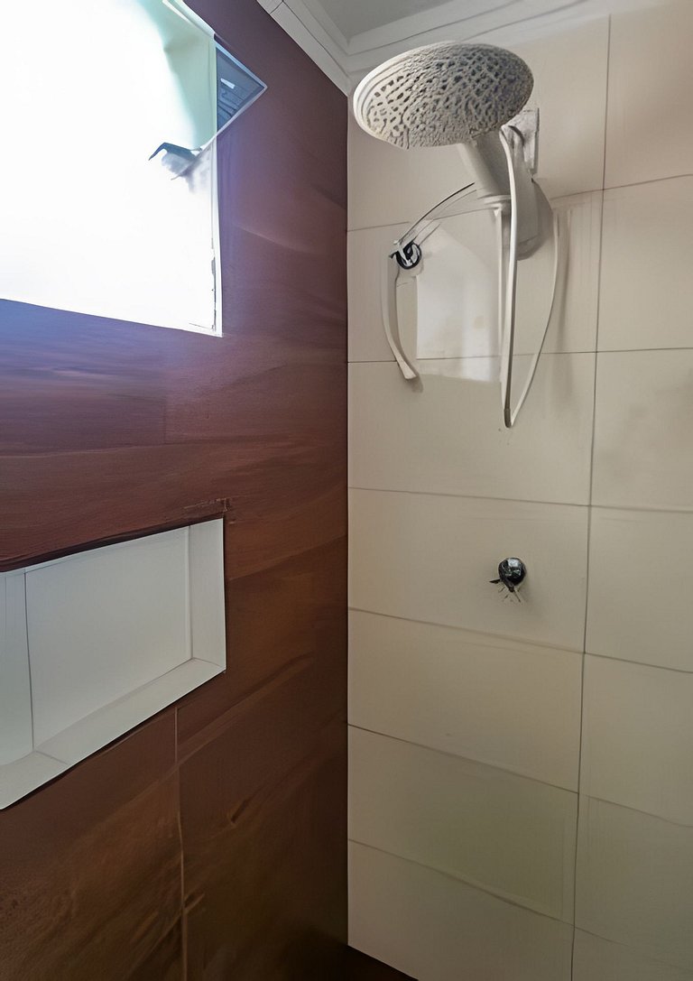 500m PRAIA de Taperapuan; 2 quartos; WiFi 300mbs; no 2 pavim