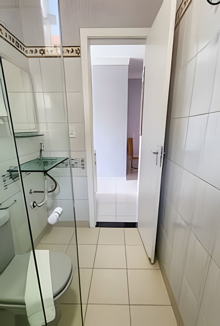 500m PRAIA de Taperapuan; 2 quartos; WiFi 300mbs; no 2 pavim