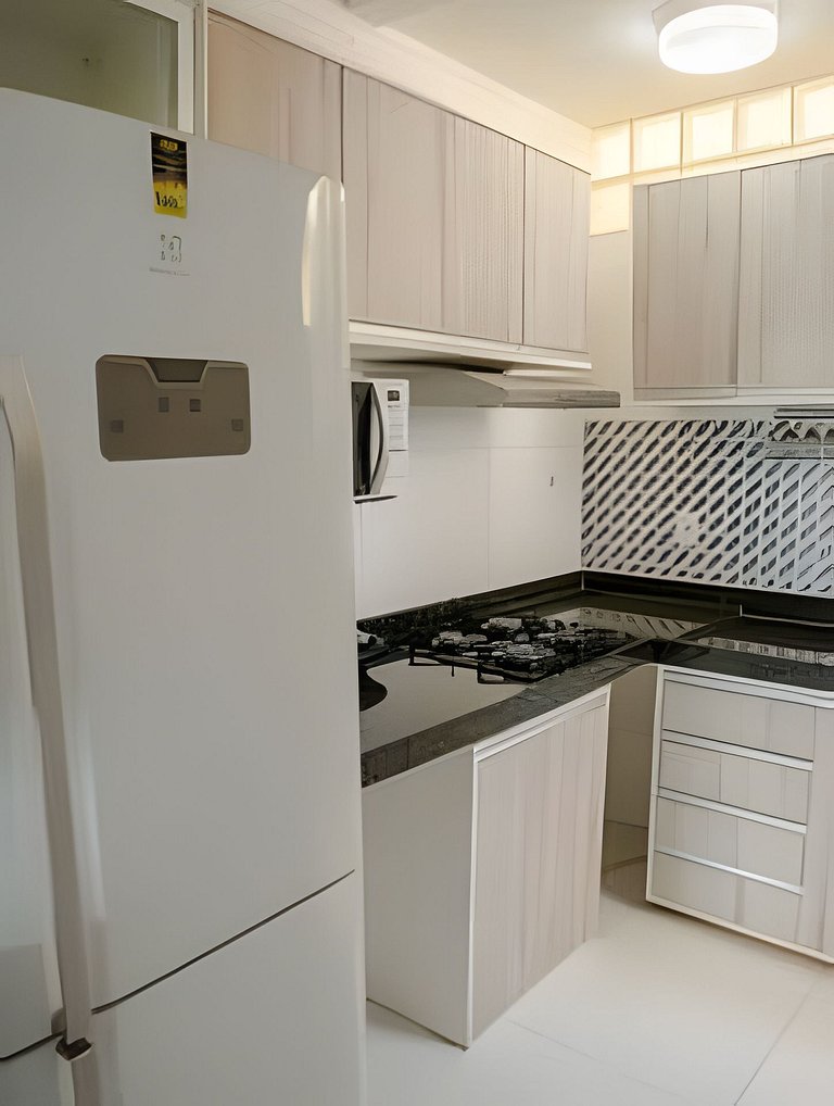 500m PRAIA de Taperapuan; 2 quartos; WiFi 300mbs; no 2 pavim