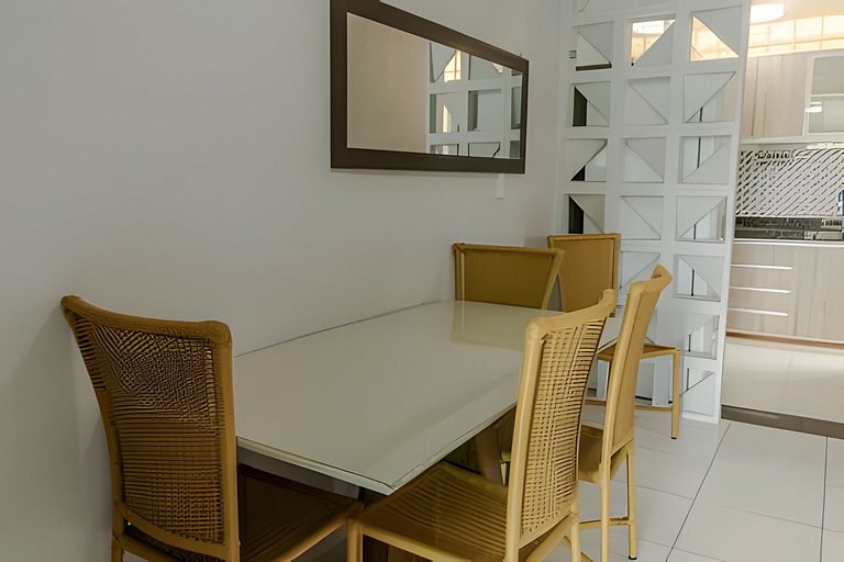 500m PRAIA de Taperapuan; 2 quartos; WiFi 300mbs; no 2 pavim