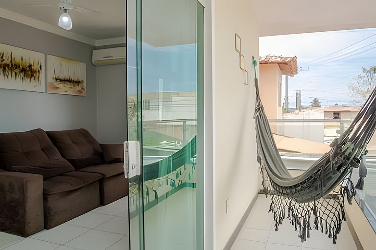 500m PRAIA de Taperapuan; 2 quartos; WiFi 300mbs; no 2 pavim