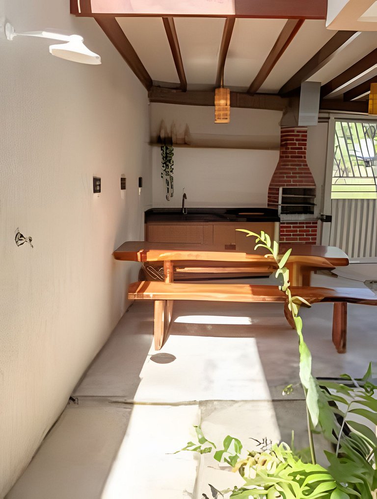 500m PRAIA de Taperapuan; 2 quartos; WiFi 300mbs; no 2 pavim