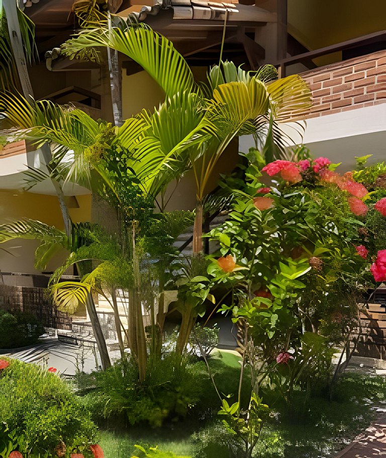 450m da PRAIA Taperapuan; 2 suítes; Piscina; WiFi 300 mbs; 2