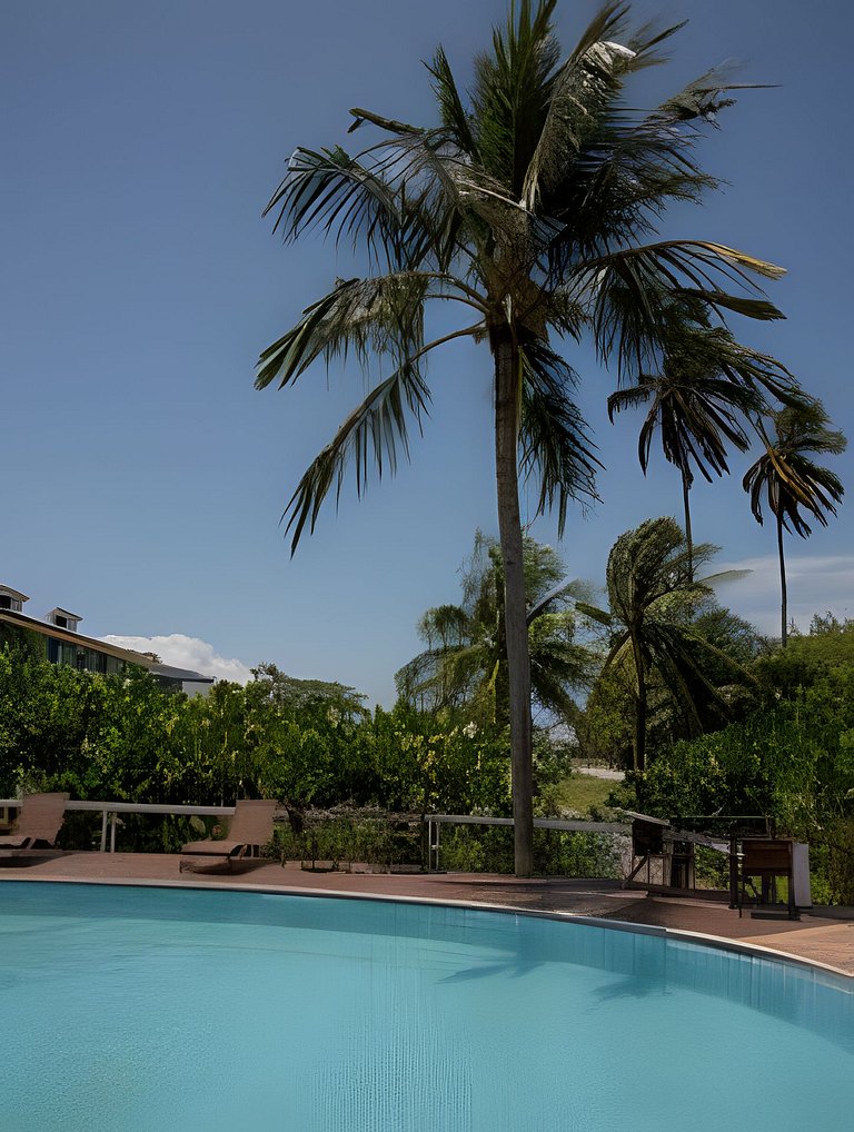 em frente à PRAIA de Taperapuan; piscina; 1 quarto; WiFi 300