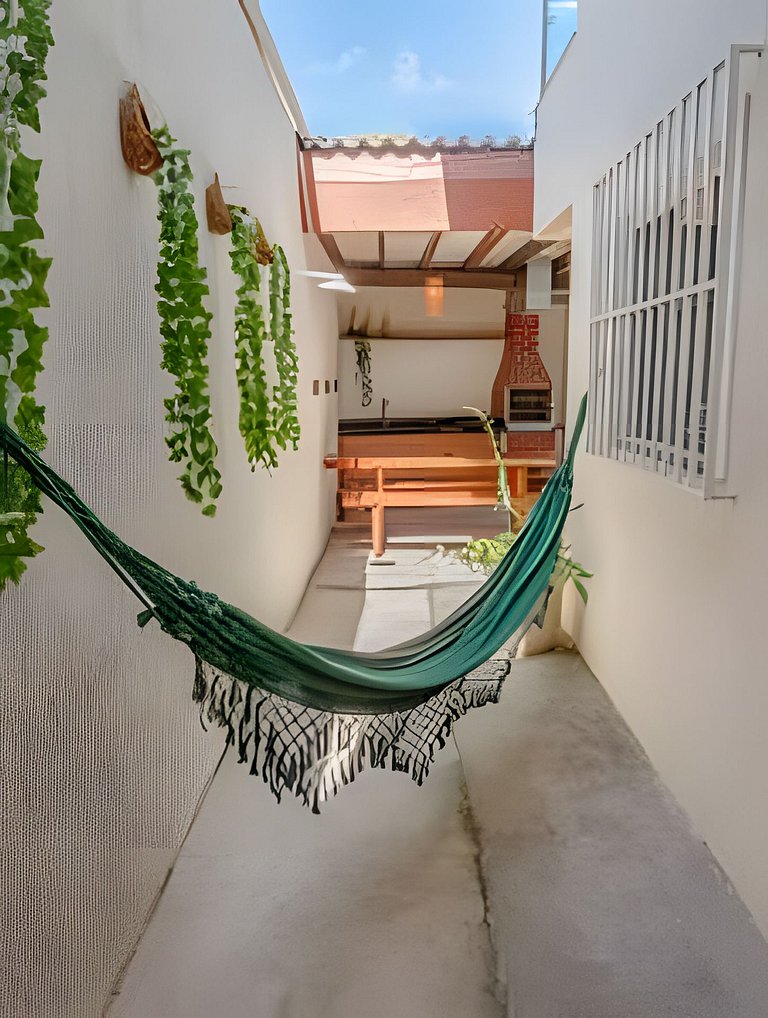 500m PRAIA Taperapuan; 2 quartos; WiFi 300mbs; Churrasqueira