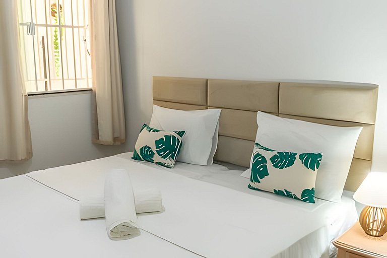 500m PRAIA Taperapuan; 2 quartos; WiFi 300mbs; Churrasqueira