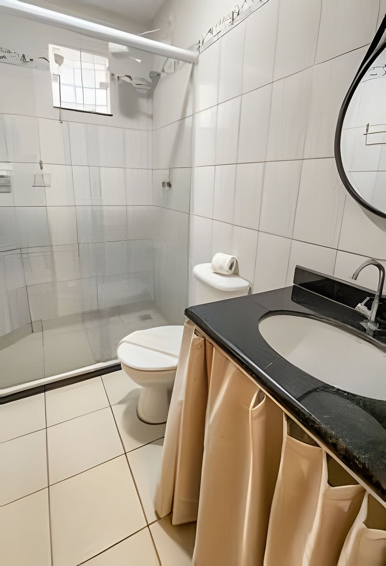 500m PRAIA Taperapuan; 2 quartos; WiFi 300mbs; Churrasqueira