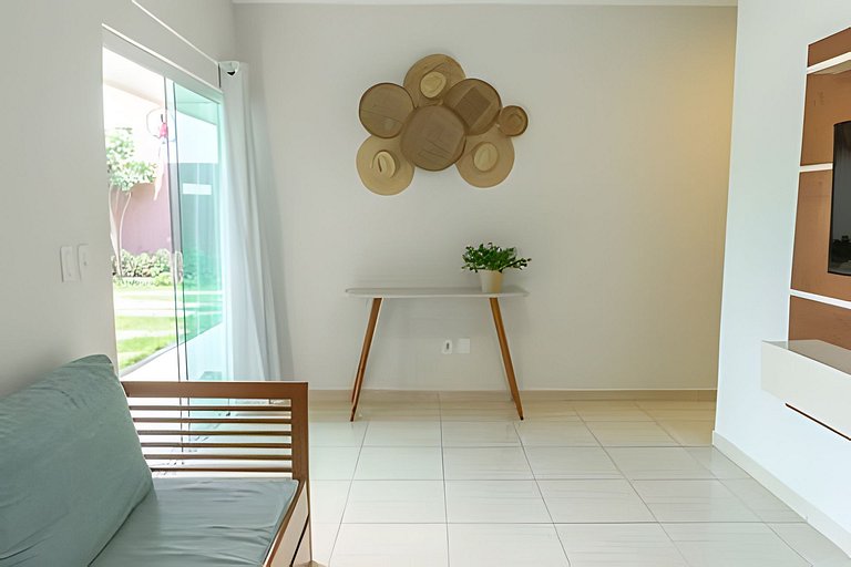 500m PRAIA Taperapuan; 2 quartos; WiFi 300mbs; Churrasqueira