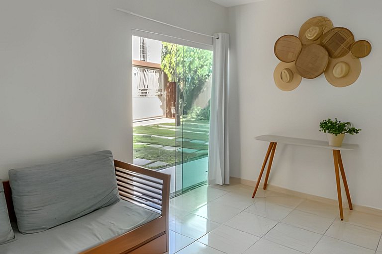 500m PRAIA Taperapuan; 2 quartos; WiFi 300mbs; Churrasqueira