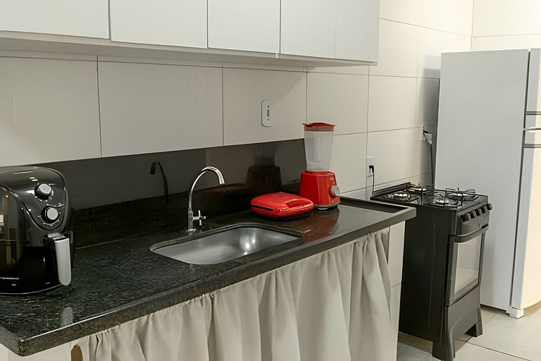 500m PRAIA Taperapuan; 2 quartos; WiFi 300mbs; Churrasqueira