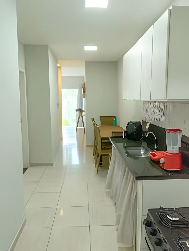 500m PRAIA Taperapuan; 2 quartos; WiFi 300mbs; Churrasqueira