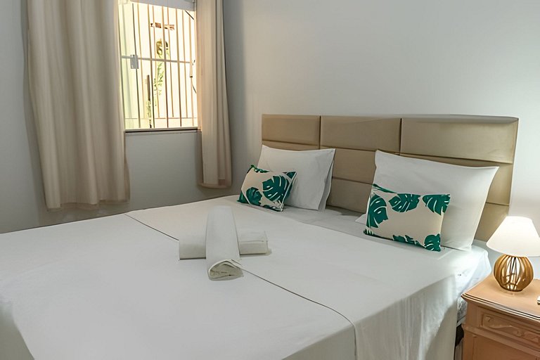 500m PRAIA Taperapuan; 2 quartos; WiFi 300mbs; Churrasqueira