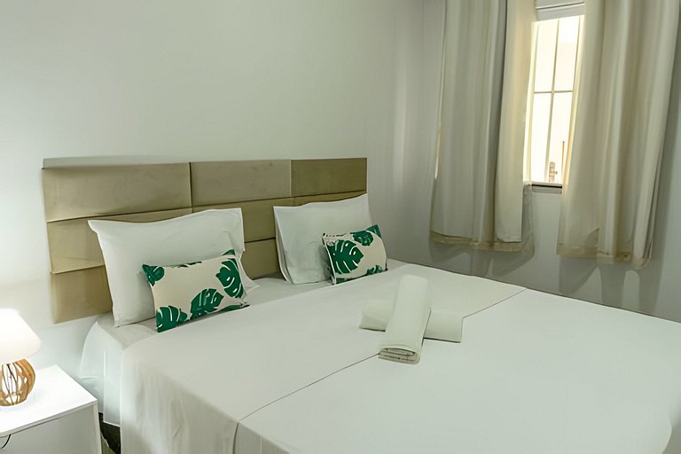 500m PRAIA Taperapuan; 2 quartos; WiFi 300mbs; Churrasqueira