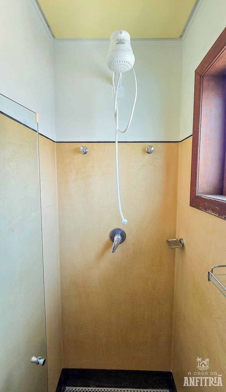 450m da PRAIA Taperapuan; 2 suítes; Piscina; WiFi 300 mbs; 2