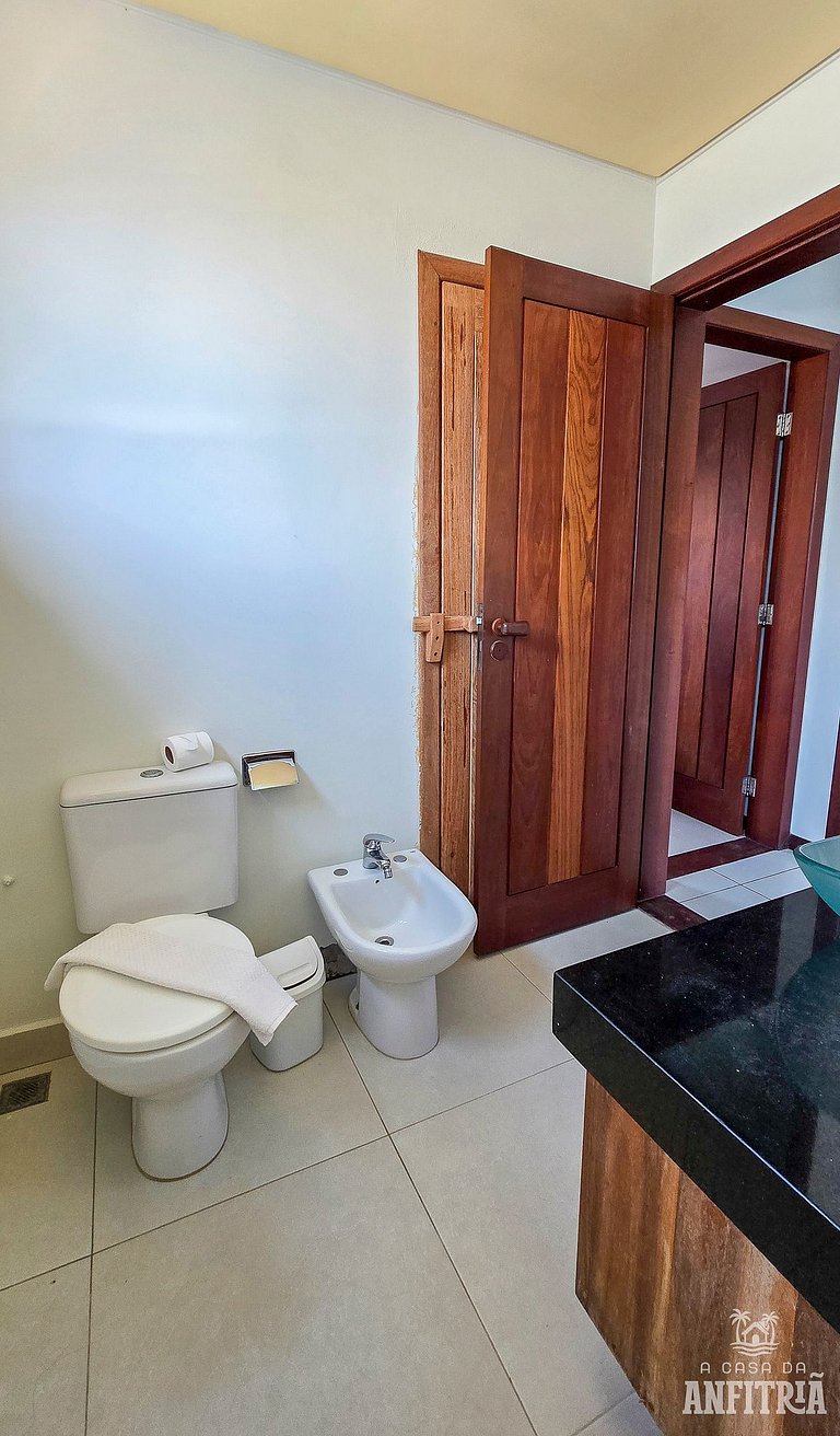 450m da PRAIA Taperapuan; 2 suítes; Piscina; WiFi 300 mbs; 2