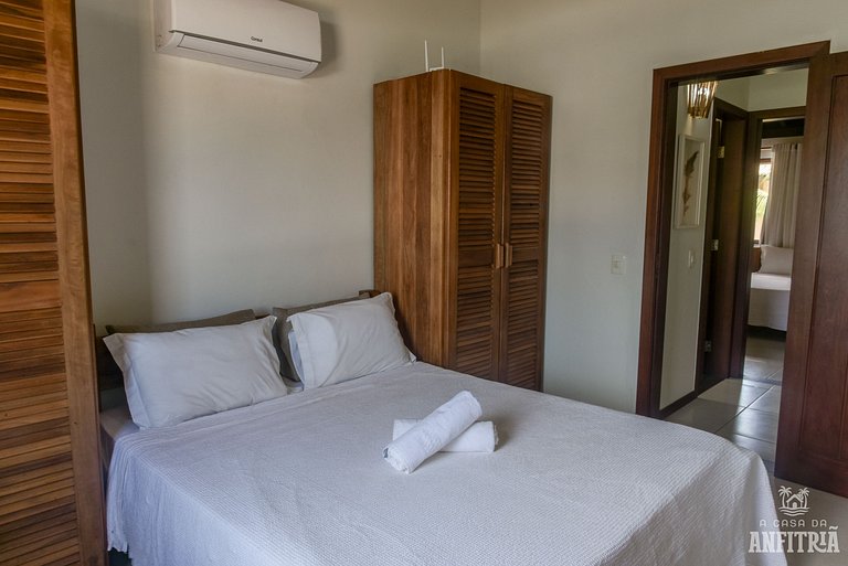 450m da PRAIA Taperapuan; 2 suítes; Piscina; WiFi 300 mbs; 2