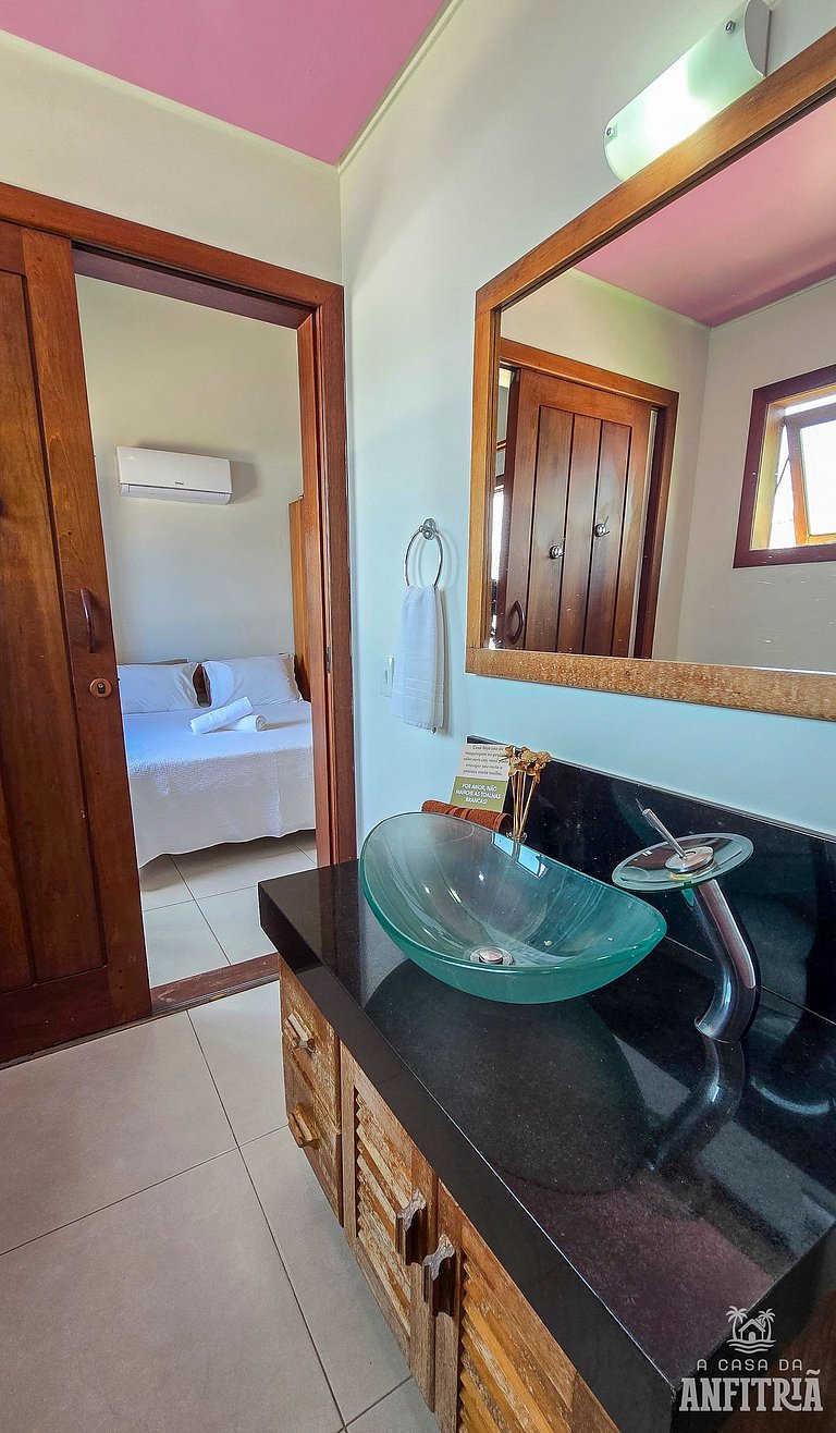 450m da PRAIA Taperapuan; 2 suítes; Piscina; WiFi 300 mbs; 2