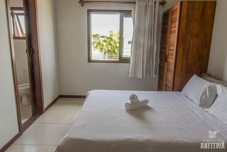 450m da PRAIA Taperapuan; 2 suítes; Piscina; WiFi 300 mbs; 2