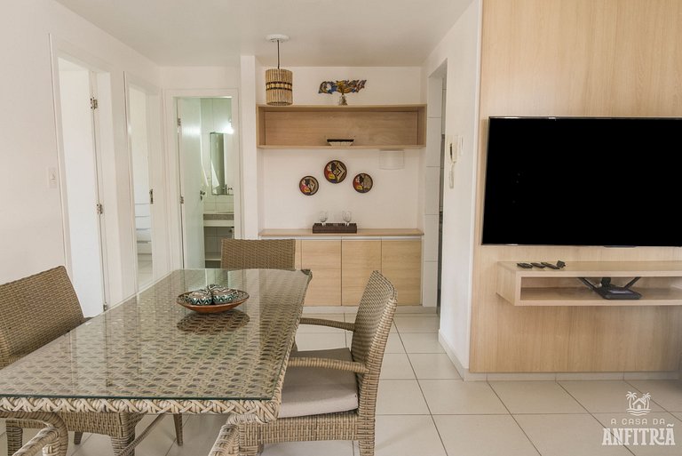 EM frente à PRAIA; 2 quartos; WiFi 300 mbs; até 6 pessoas; n