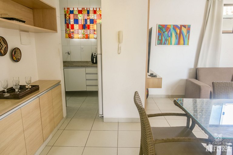 EM frente à PRAIA; 2 quartos; WiFi 300 mbs; até 6 pessoas; n