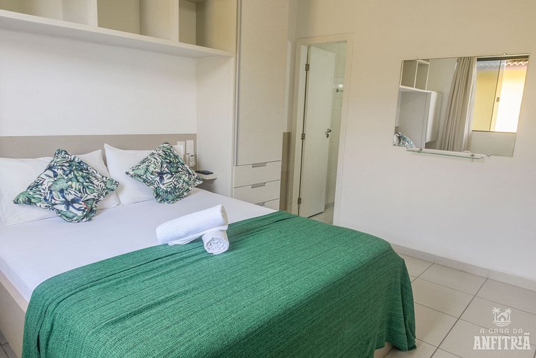 EM frente à PRAIA; 2 quartos; WiFi 300 mbs; até 6 pessoas; n